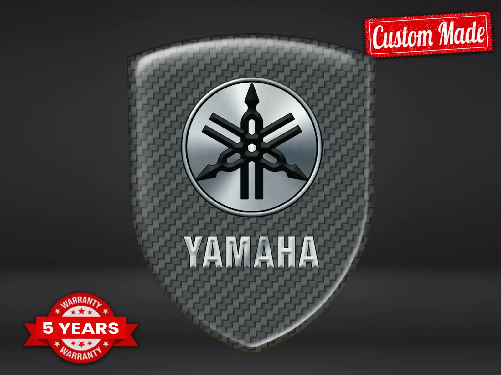 Yamaha Sticker Pare-Brise Contemporain Max Chic Pro Robuste